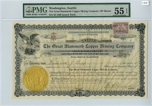 Great Mammoth Copper Mining Co. - Stock Certificate (Uncanceled)